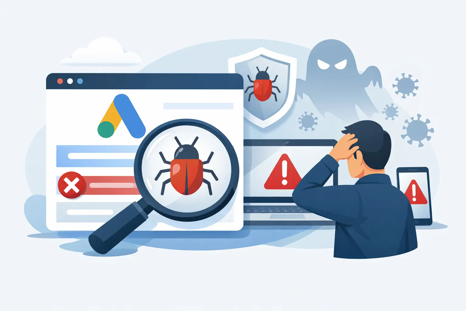 Google Ads reprovado por malware: o que fazer
