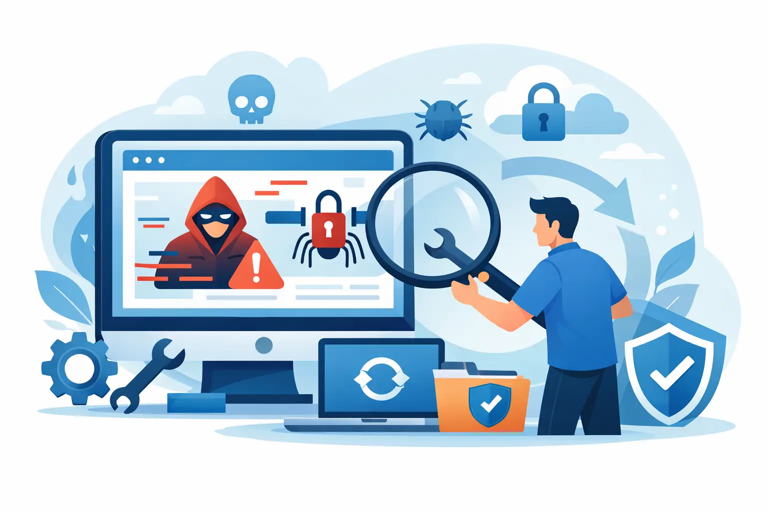 Como corrigir site hackeado WordPress
